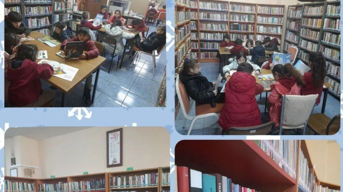 Kütüphane Haftası dolayısıyla okulumuz öğrencileri ilçemiz halk kütüphanesini ziyaret etti.
